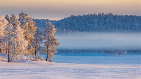 Frozen In Time Lake Inari Finland Wojtek Rygielski