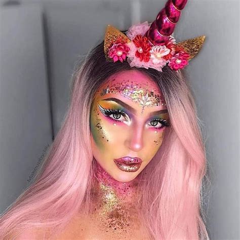 pin by 🦋 𝒥𝑒𝓈𝓈𝒾𝒸𝒶 🦋 on ★υиι¢σяи ѕ and мєямαι∂ ѕ★ unicorn makeup halloween unicorn makeup