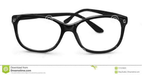Single Eyeglasses Isolated On White Background Stock Image Image Of Correct Lens 111519025
