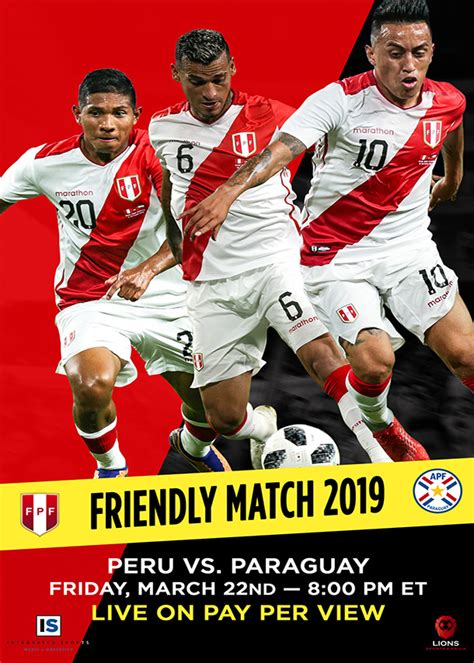 Este jueves 08 de octubre. Soccer: Peru vs. Paraguay | Cox On Demand