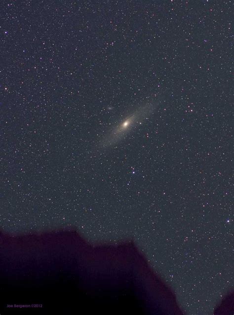 M31 The Andromeda Galaxy Rises At Capitol Reef