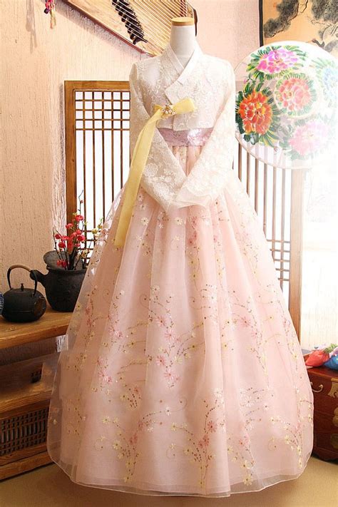 US OFF Popular Women Hanbok Dress Korean Traditioanl Bride Wedding Fushion Lace