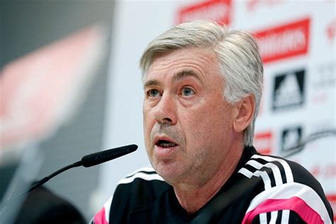 Carlo ancelotti's sensational return to spanish giants real madrid is a done deal. Why is Carlo Ancelotti's left eyebrow arched?