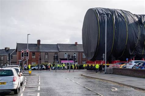 Royal Navys New Nuclear Sub Is Driven Through Town In Worlds Largest