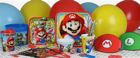 Super Mario Party Supplies And Decorations Next Day Delivery