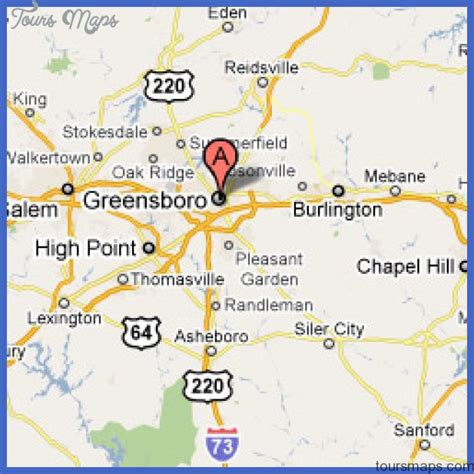 Greensboro North Carolina Zip Code Map Map