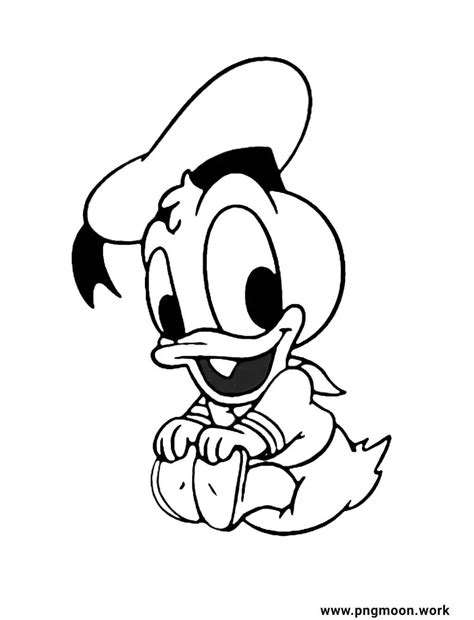 Baby Donald Duck Coloring Pages Kids Coloring Pages