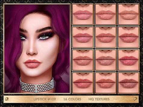 Lipstick 109 By Julhaos From Tsr • Sims 4 Downloads