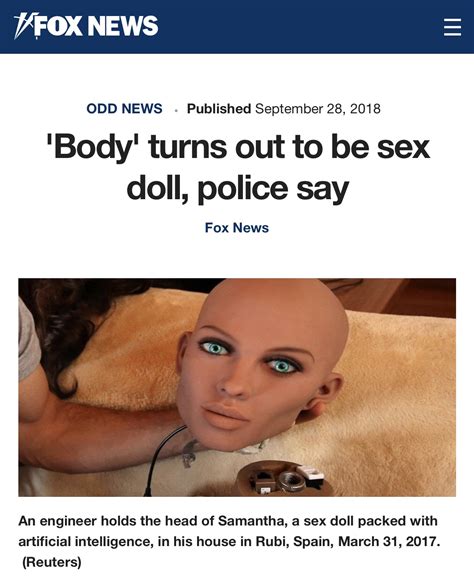 Sex Doll Gets Mistaken For A Dead Body On The Side Of The Road Wtf