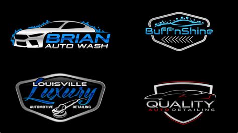 Make Unique Auto Detailing Car Wash Logo Design By Abubakardesigns