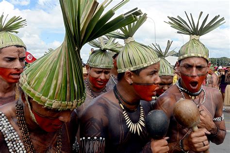 Brazil Indigenous People Set Up Protest Camp To Demand Land Rights