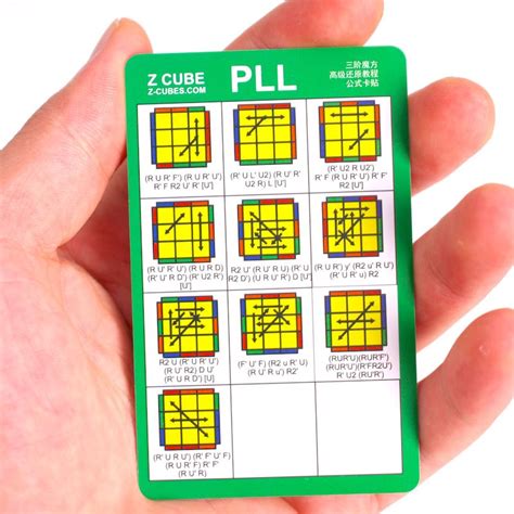 Z Cube Cfop Cards Algorithm Set F2l Oll And Pll → Mastercubestore