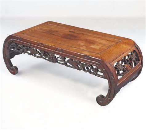 Carved Rosewood Kang Table 20th Century Furniture Oriental