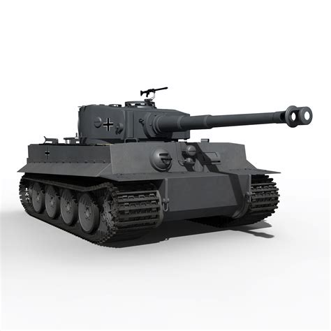 Mijn Tank Tiger 3d Model 25 C4d Free3d