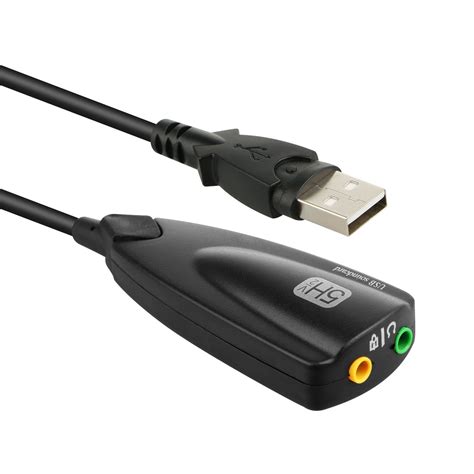 Usb Audio Adapter Eeekit Usb To 35mm Jack Audio Adapter External