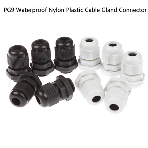 Connecteur de glande de câble en plastique pour câble de 4 à 8mm PG9