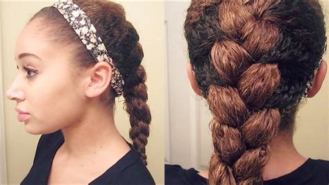 How to french braid hair. How To: French Braid Curly Hair | Curled hair with braid, Braided hairstyles, Latest braided ...