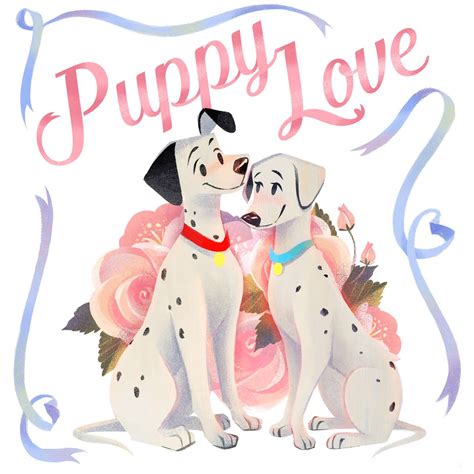 Download 101 Dalmatians Puppy Love Wallpaper