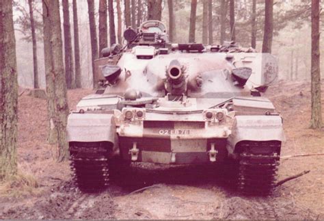 Fv4201 Chieftain In The Camouflage Of The Berlin Brigade 1980
