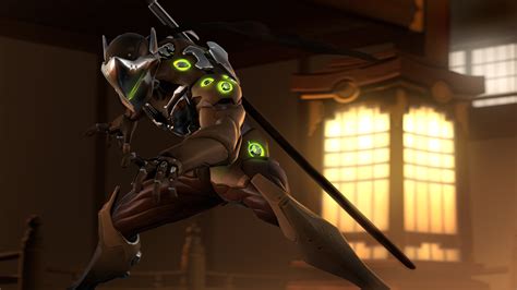 3840x2160 Genji Overwatch 4k Background Desktop Coolwallpapersme