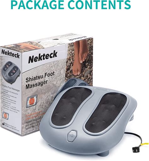 Buy Nekteck Foot Massager With Heat Shiatsu Heated Electric Kneading Foot Massager Machine For