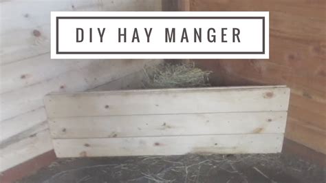 How To Build A Hay Manger Ii Corner Feeder For Horses Youtube