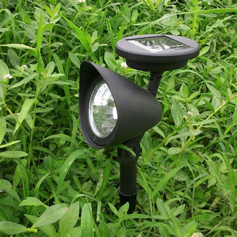 Icoco 3 Led Ip44 Solar Powered Spotlight Outdoor Garden Landscape Lawn