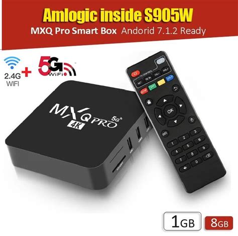 Mxq Pro Amlogic S905w Android 71 Smart Tv Media Markt Box Upgraded 2