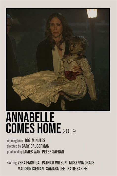 Annabelle Comes Home Movie Posters Minimalist Horror Movies Movie Posters
