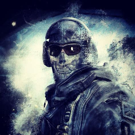 The Ghost Character From Cod4 Ghost Images Ghost Pictures Fantasy