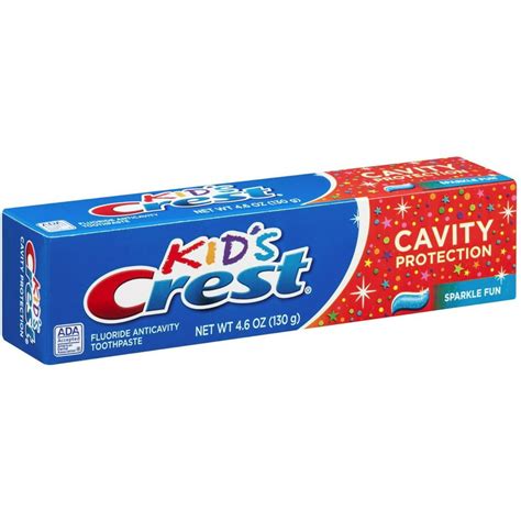 Crest Toothpaste Kids Cavity Protection Sparkle Fun Flavor 460 Oz