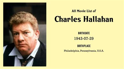 Charles Hallahan Movies List Charles Hallahan Filmography Of Charles