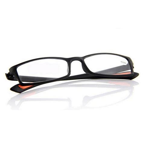 Black Soft Tr90 Reading Glasses Resin Flexible Frame Unisex Reading Glasses For Women And Men