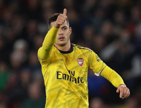 granit xhaka defends arsenal mentality after patrice evra criticism the standard