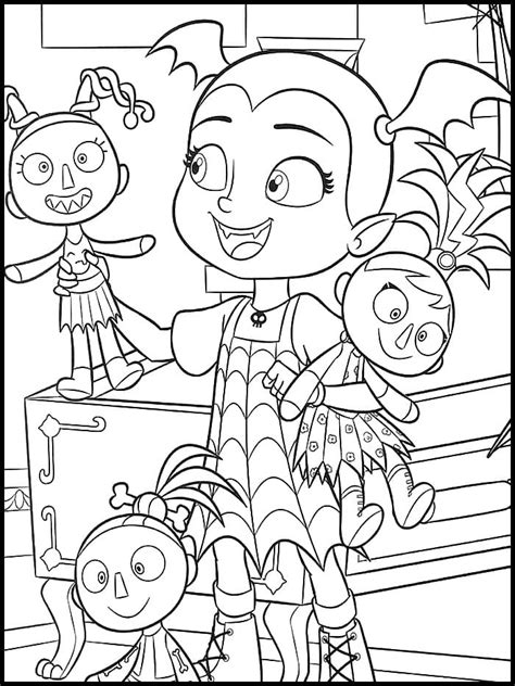 Dibujo De Vampirina Con I Suo Padres Para Colorear Porn Sex Picture