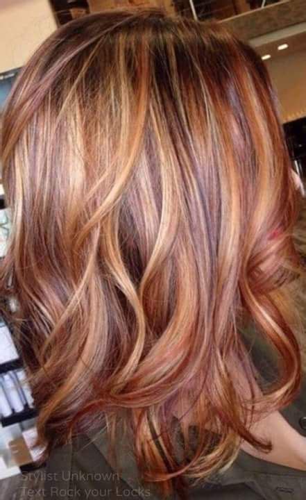 2.9 auburn hair with lowlights. Pin on Beauty