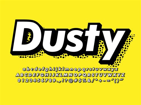 Simple Text Effect With Halftone Shadow 556480 Vector Art At Vecteezy