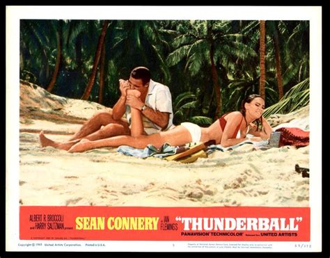 Sean Connery As James Bond In Thunderball James Bond Books James Bond Movies Bond Films