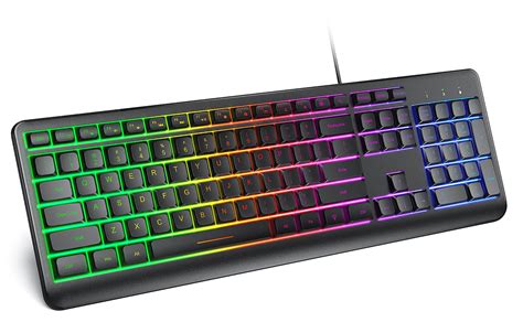 Buy Wired Backlit Keyboard Seenda Slim Usb Keyboard Full Size Wired