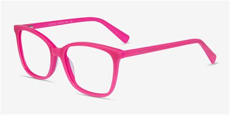 Michelle Square Pink Glasses For Women Eyebuydirect