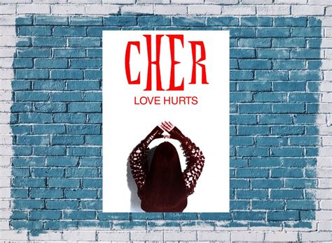 Cher Love Hurts Mannheim 1992 Konzertplakat £ 44 44