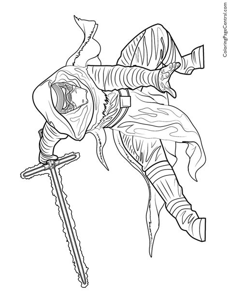 Rey coloring page from the force awakens category. Kylo Ren Coloring Page at GetDrawings | Free download