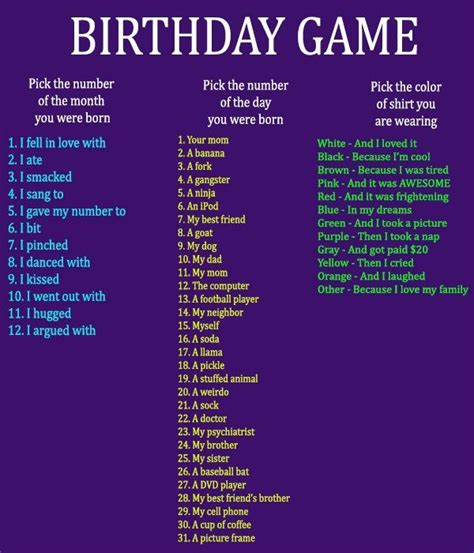 Birthday Play Along Whats Your Sentence Funny Name Generator