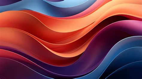Premium Ai Image Chromatic Beauty Unfolds In Abstract Waves With