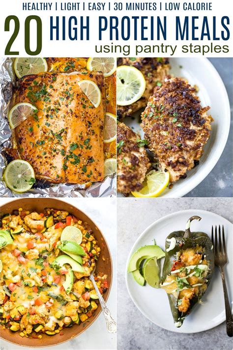 20 Delicious High Protein Meals That Are Light Easy To Make And Loaded