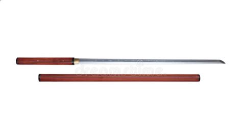Espada Japonesa Recta Foto De Archivo Imagen De Cuchillo 187557790