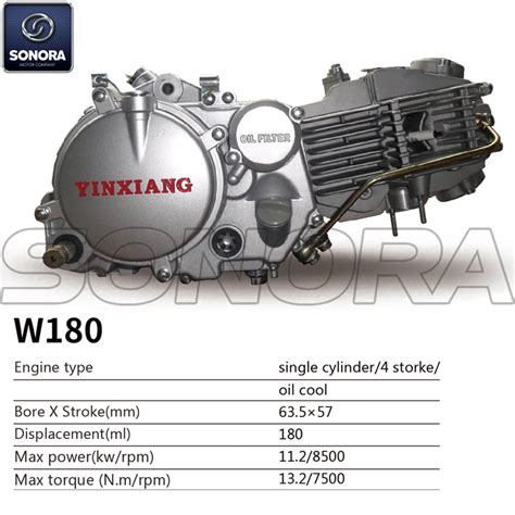 Yinxiang Engine W180 Body Kit Engine Parts Complete Spare Parts