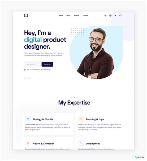 49 Stunning Portfolio Templates And A Guide For Choosing Yours Uxfolio Blog