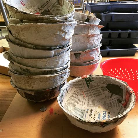 Easy Paper Mache Bowls Art Projects For Kids