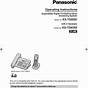 Panasonic Kx Tg9381 Manual